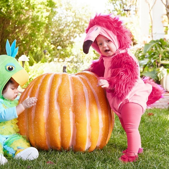 Pottery Barn Kids Fuchsia Flamingo Costume - Picture 4 of 8